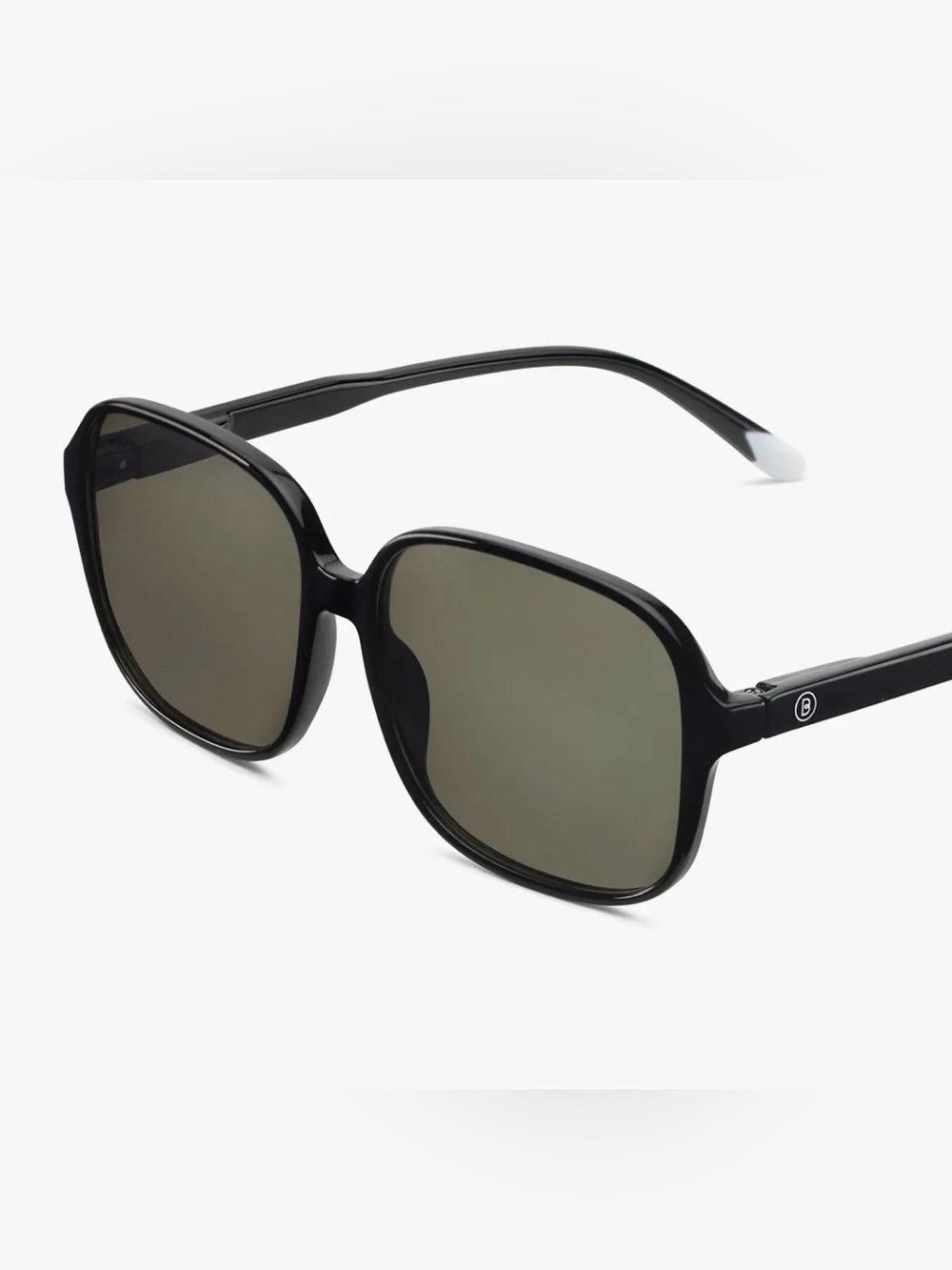 Black Square unisex Sunglasses with Subtle Logo Detail